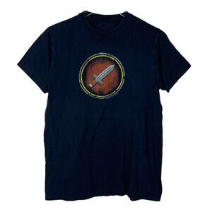 Blizzard Entertainment Short Sleeve T-Shirt Sword Graphic Print Adult Medium